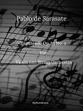 Op. 23, No. 2 for Violin and String Orchestra Orchestra sheet music cover